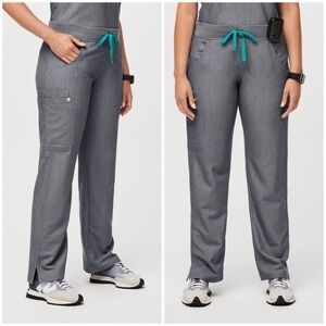 NWT Figs Kade cargo scrub pants graphite grey XXL